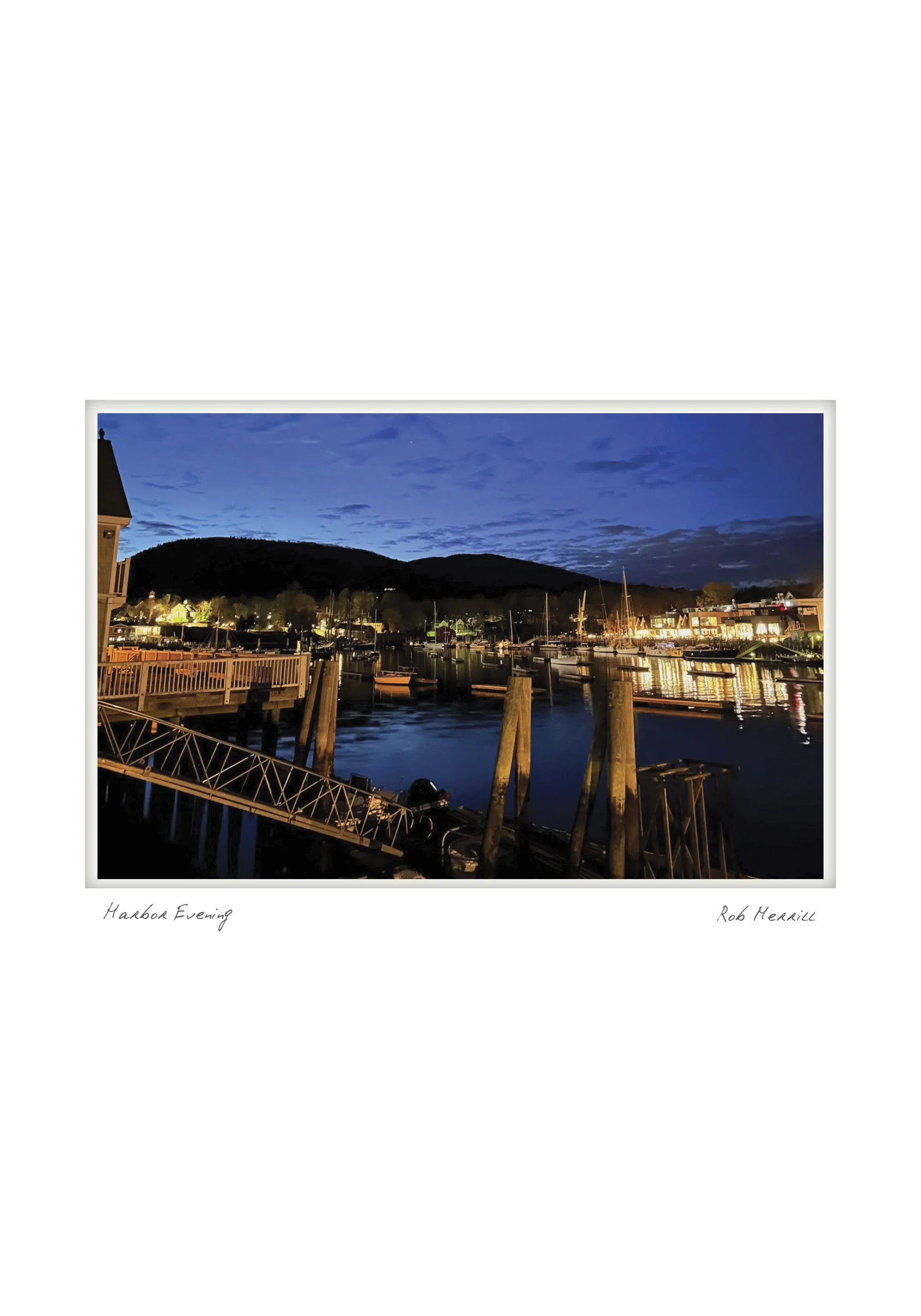 Harbor Evening - Rob Merrill - Camden, Maine