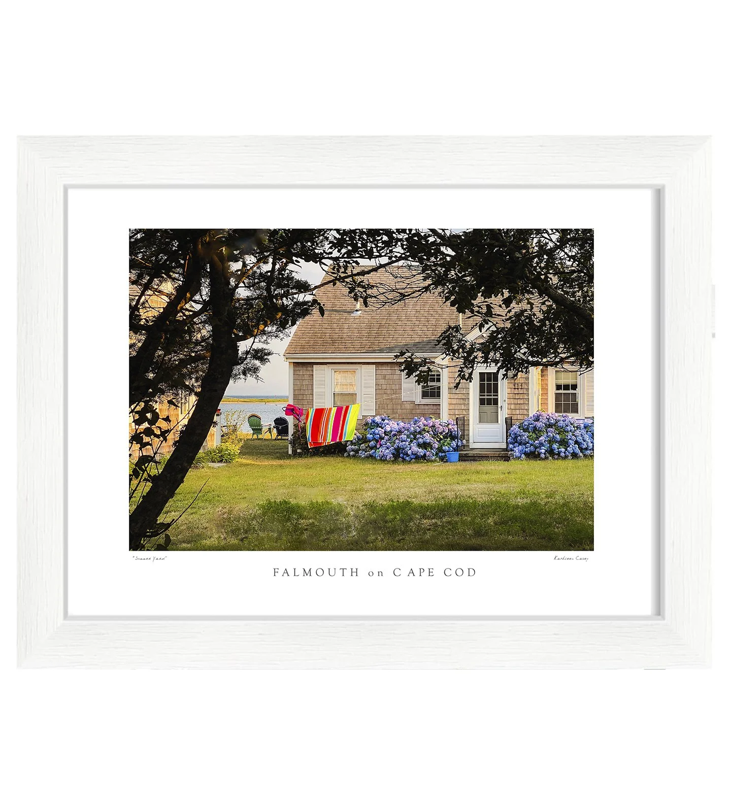 Framed Print - "Summer Yard": Photograph by Kathleen Casey