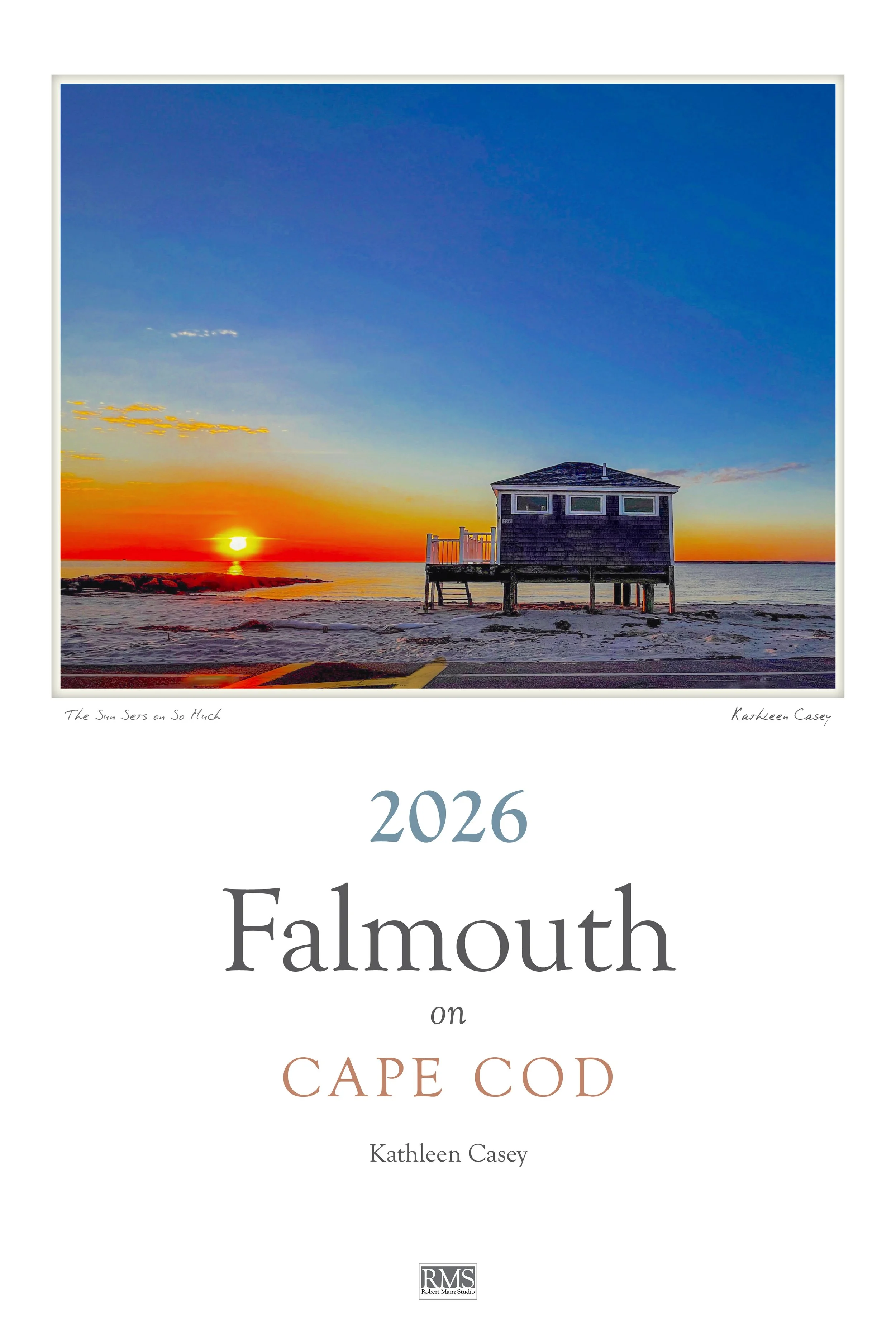 Falmouth Calendar 2026 by Kathleen Casey - 12x18 downloadable pdf