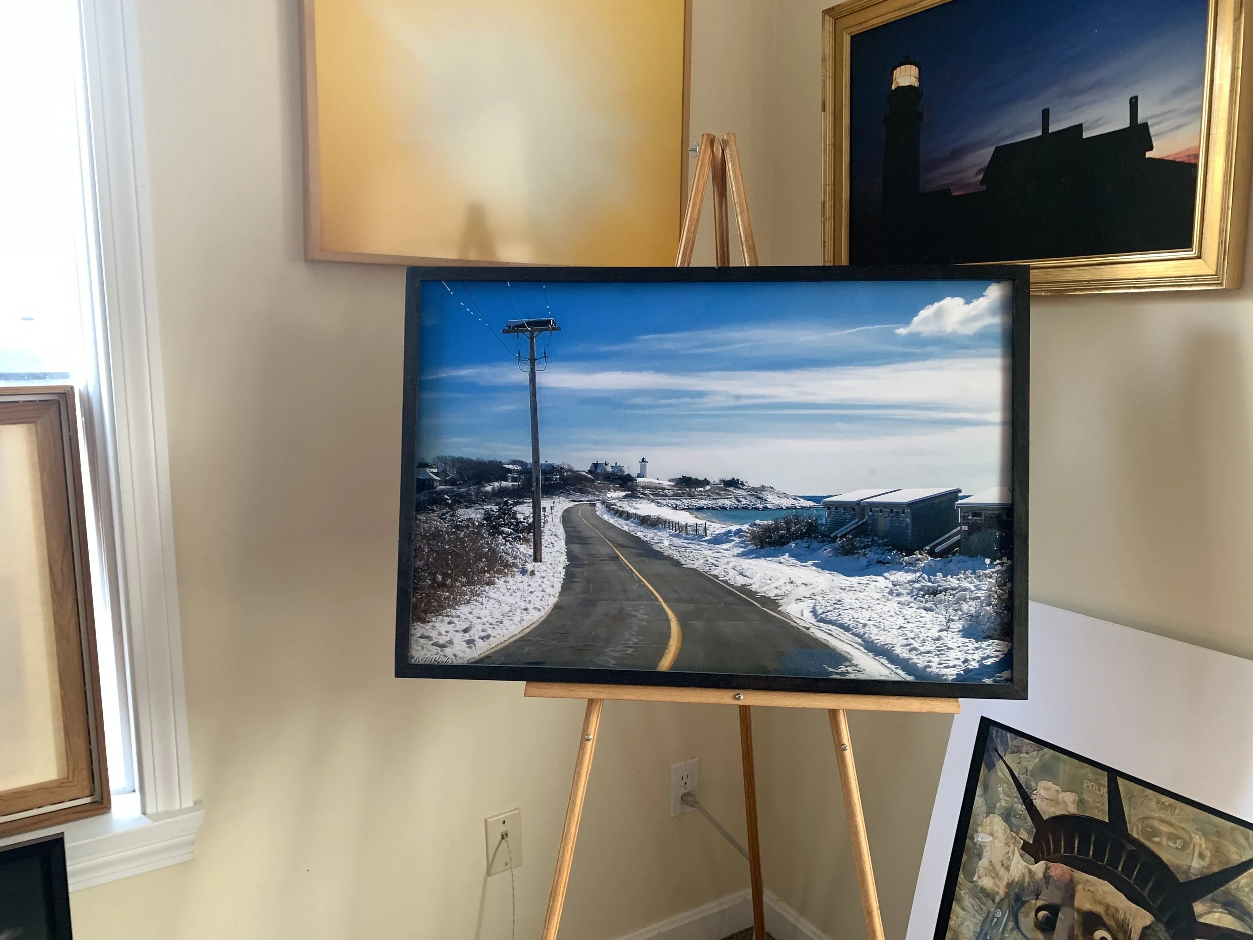 Winter Way to Nobska - Falmouth - by Dennis Weeks