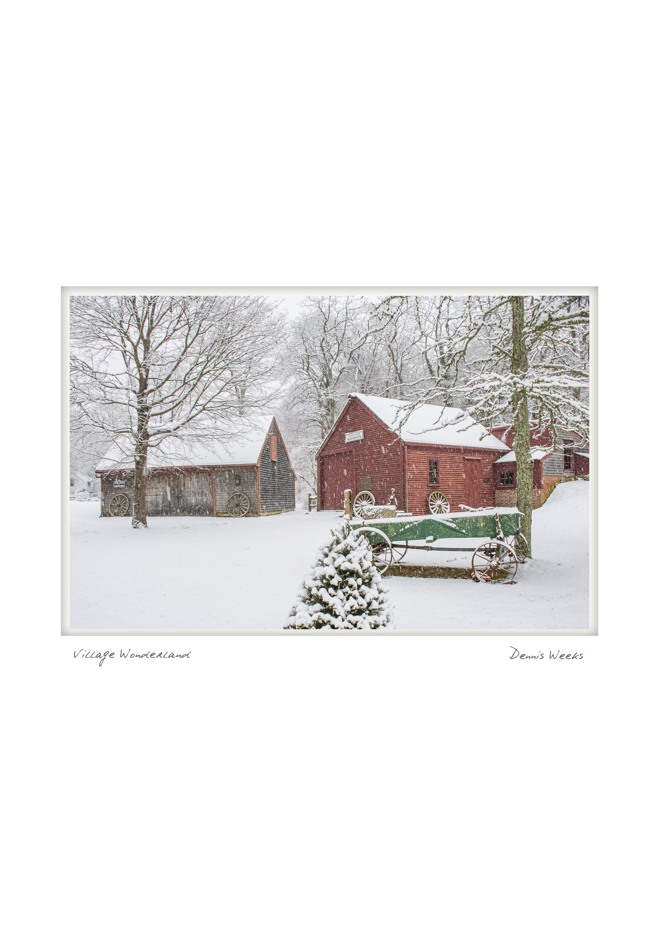 Village Wonderland by Dennis Weeks - Bourne, Massachusetts