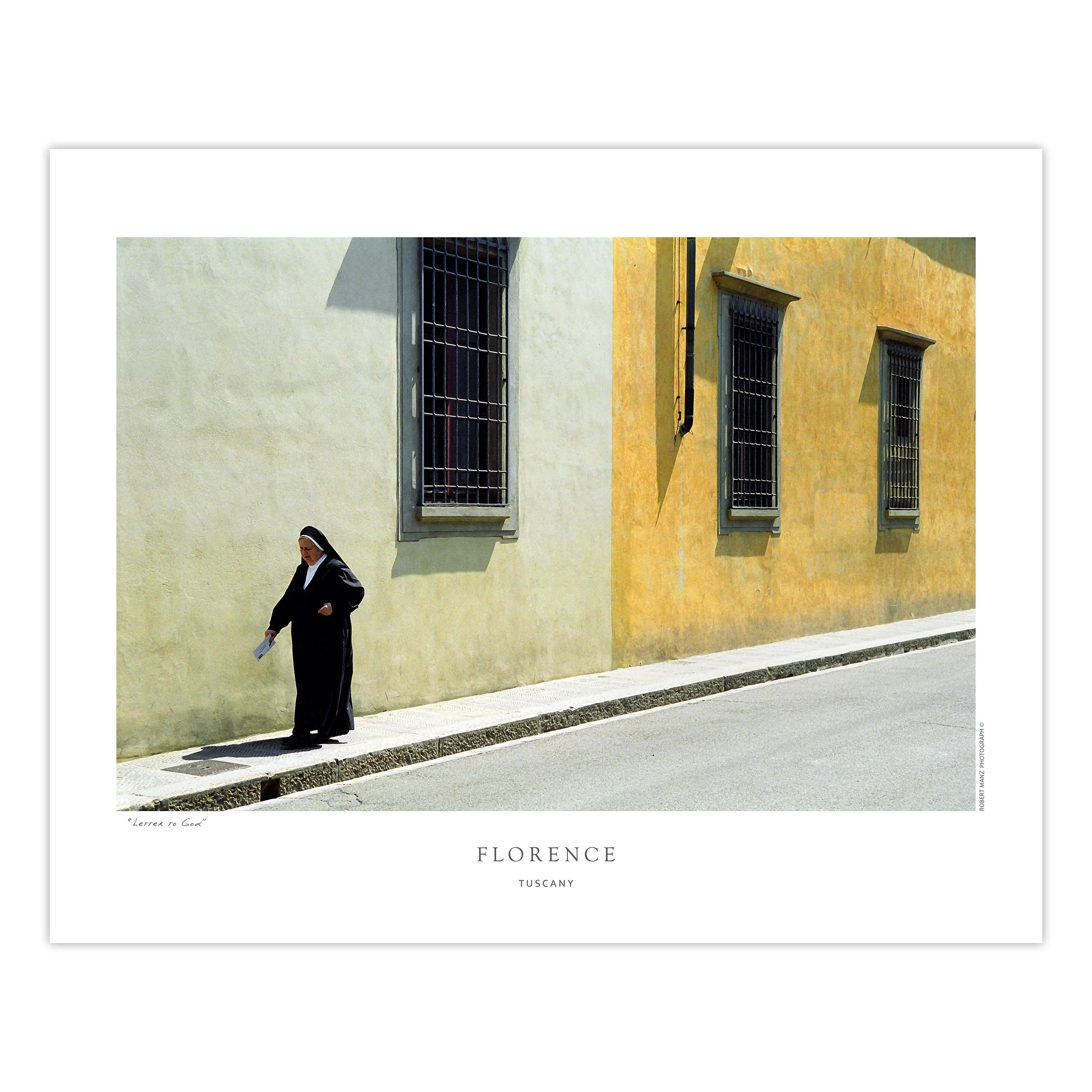 Print - "Letter to God": Photograph by Robert Manz - Florence