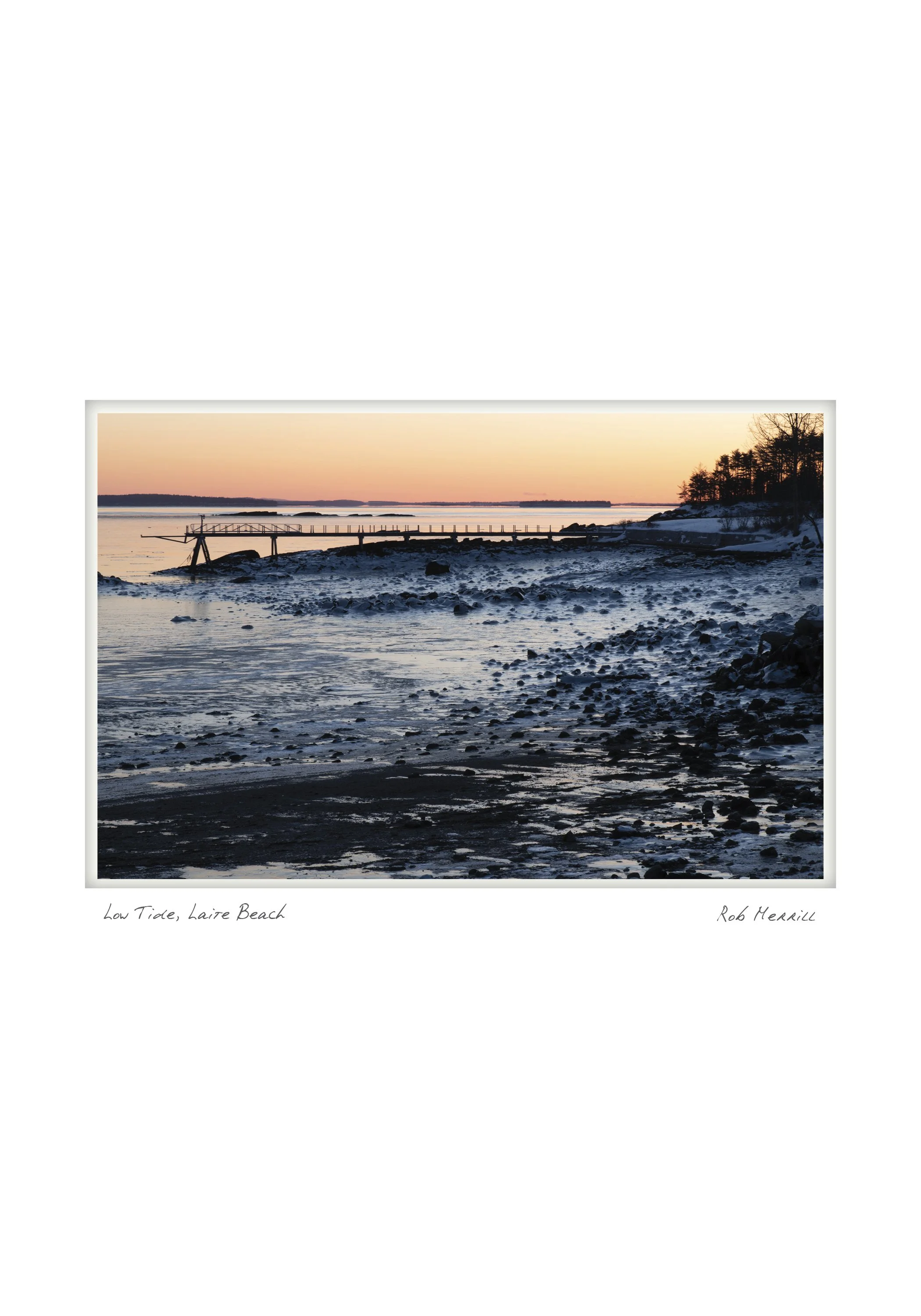 Low Tide Laite Beach  - Rob Merrill - Camden, Maine
