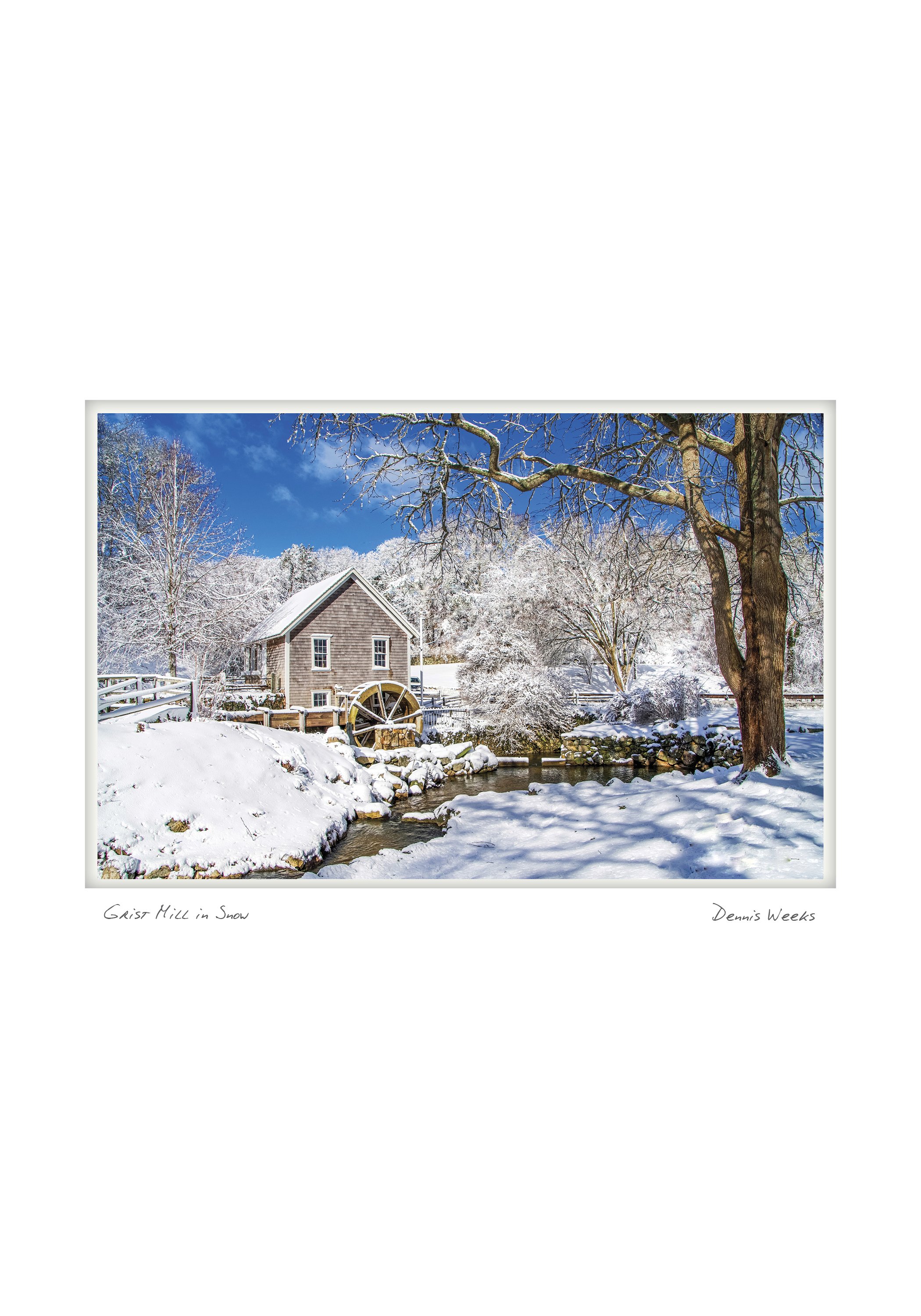 half_grist mill in snow by dennis weeks NOTECARD_5X7_horiz.jpg