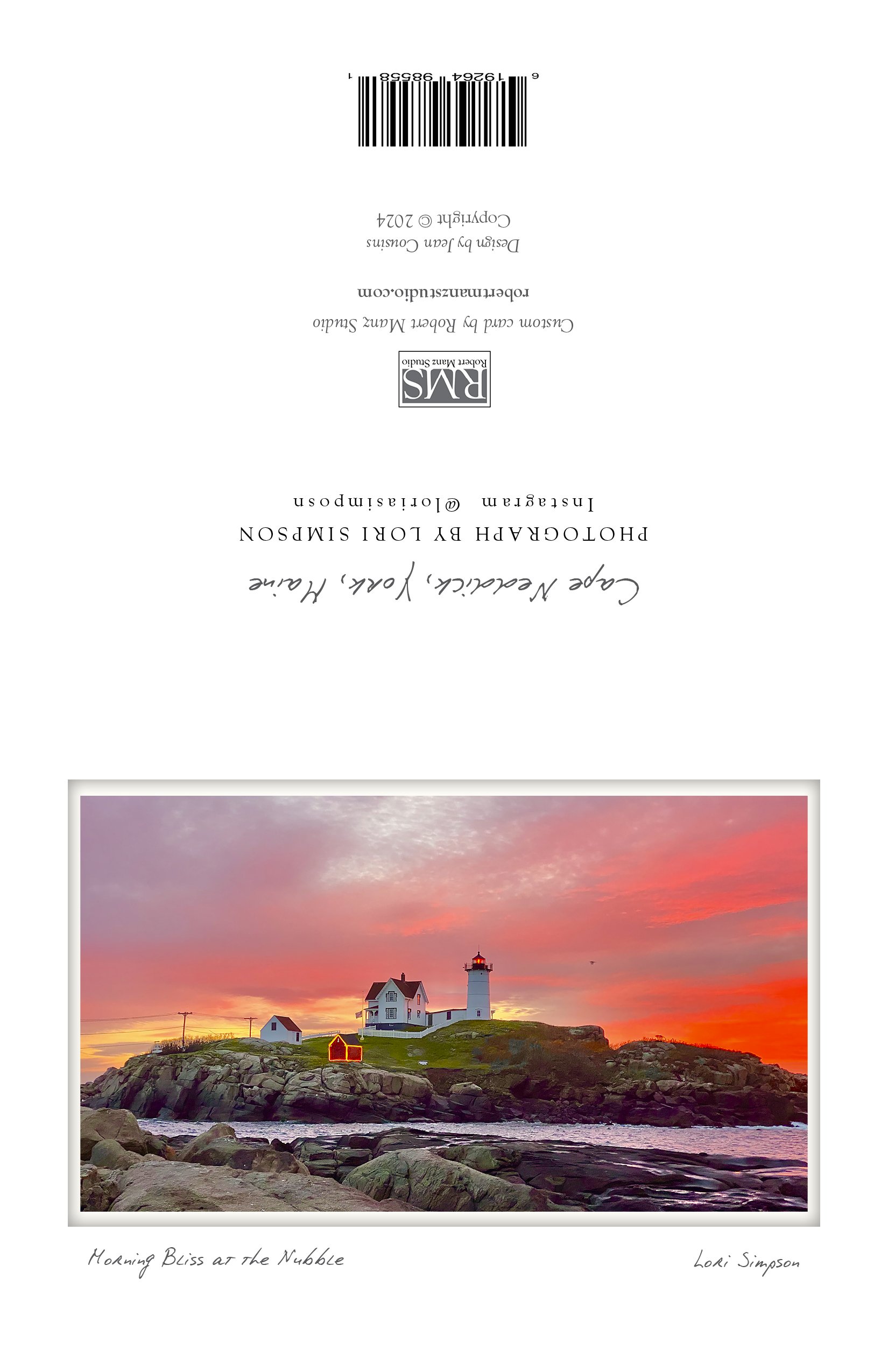 morning bliss at the nubble NOTECARD_4X6_horizontal.jpg