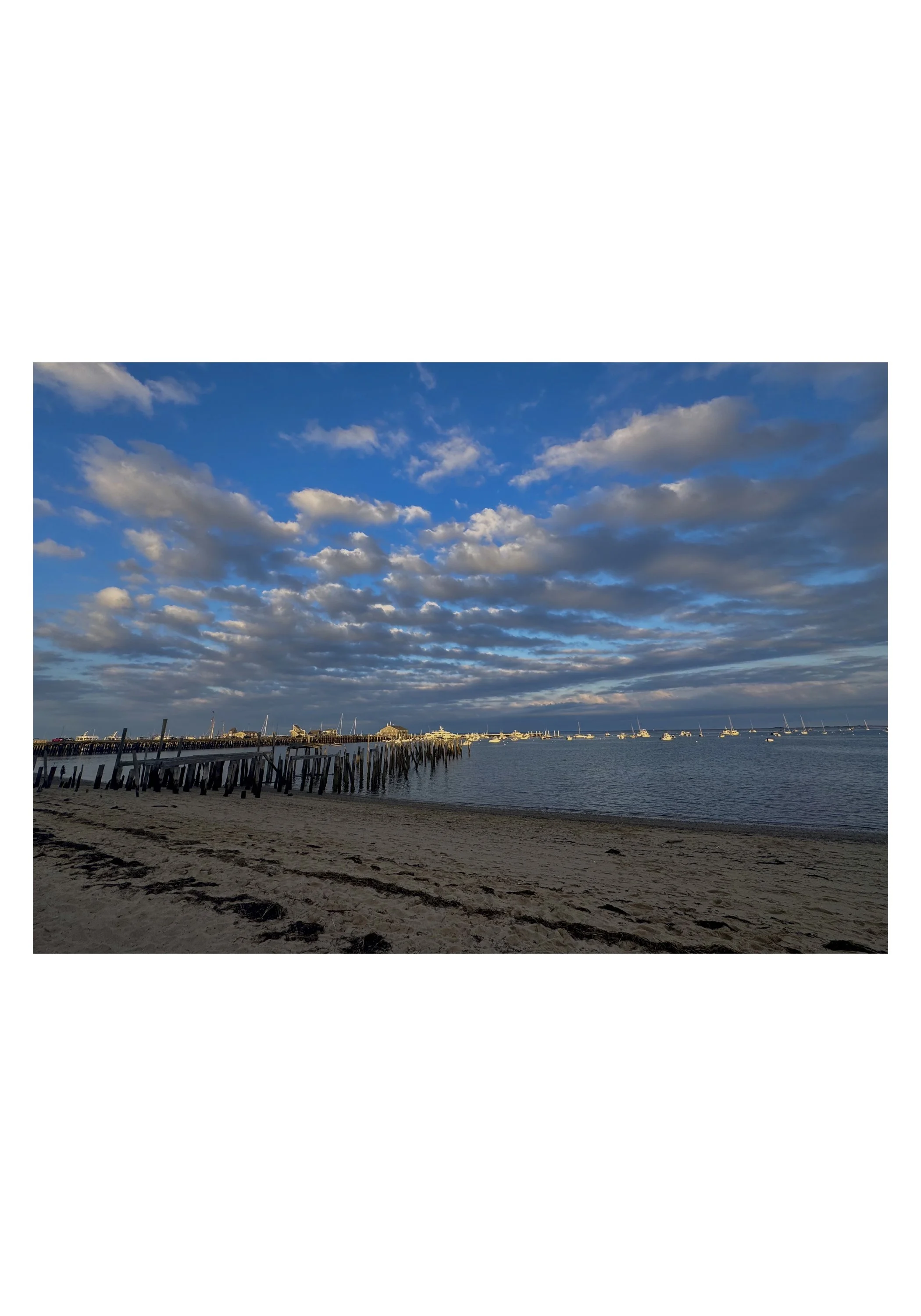Provincetown Wharf by Julia Cumes - Cape Cod, Massachusetts