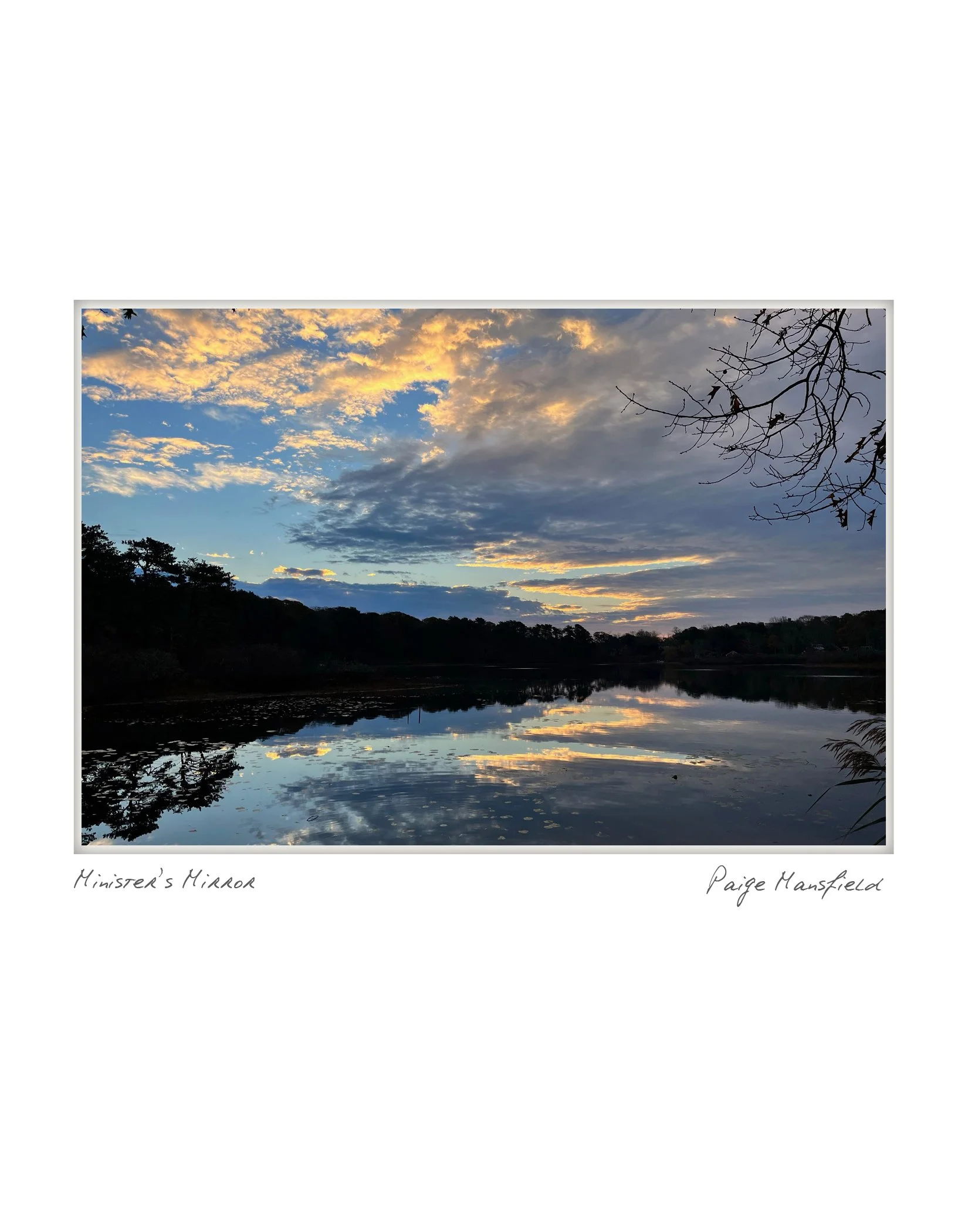 Minister's Mirror - Paige Mansfield - Eastham, Cape Cod