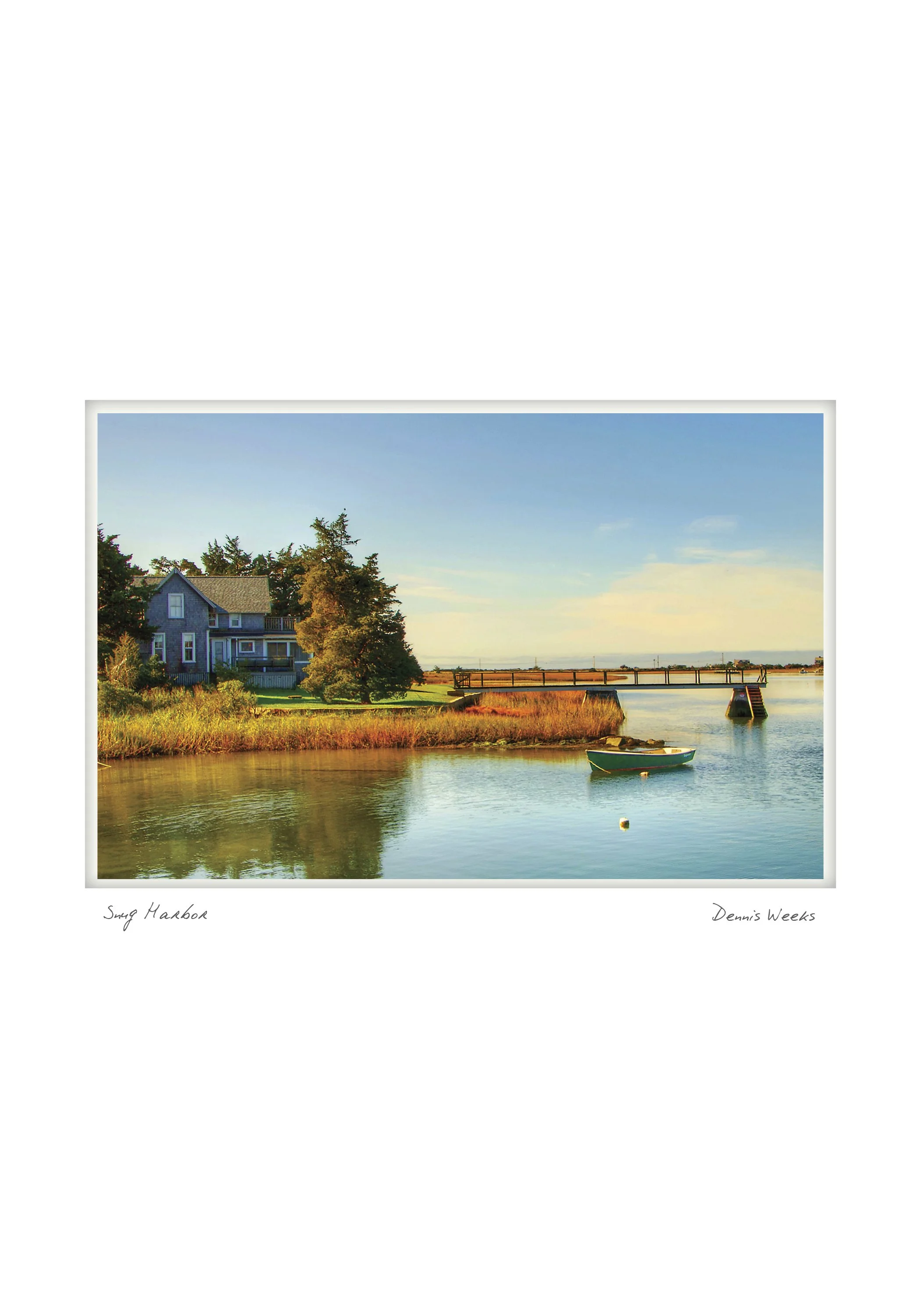 Snug Harbor by Dennis Weeks - West Falmouth, Massachusetts