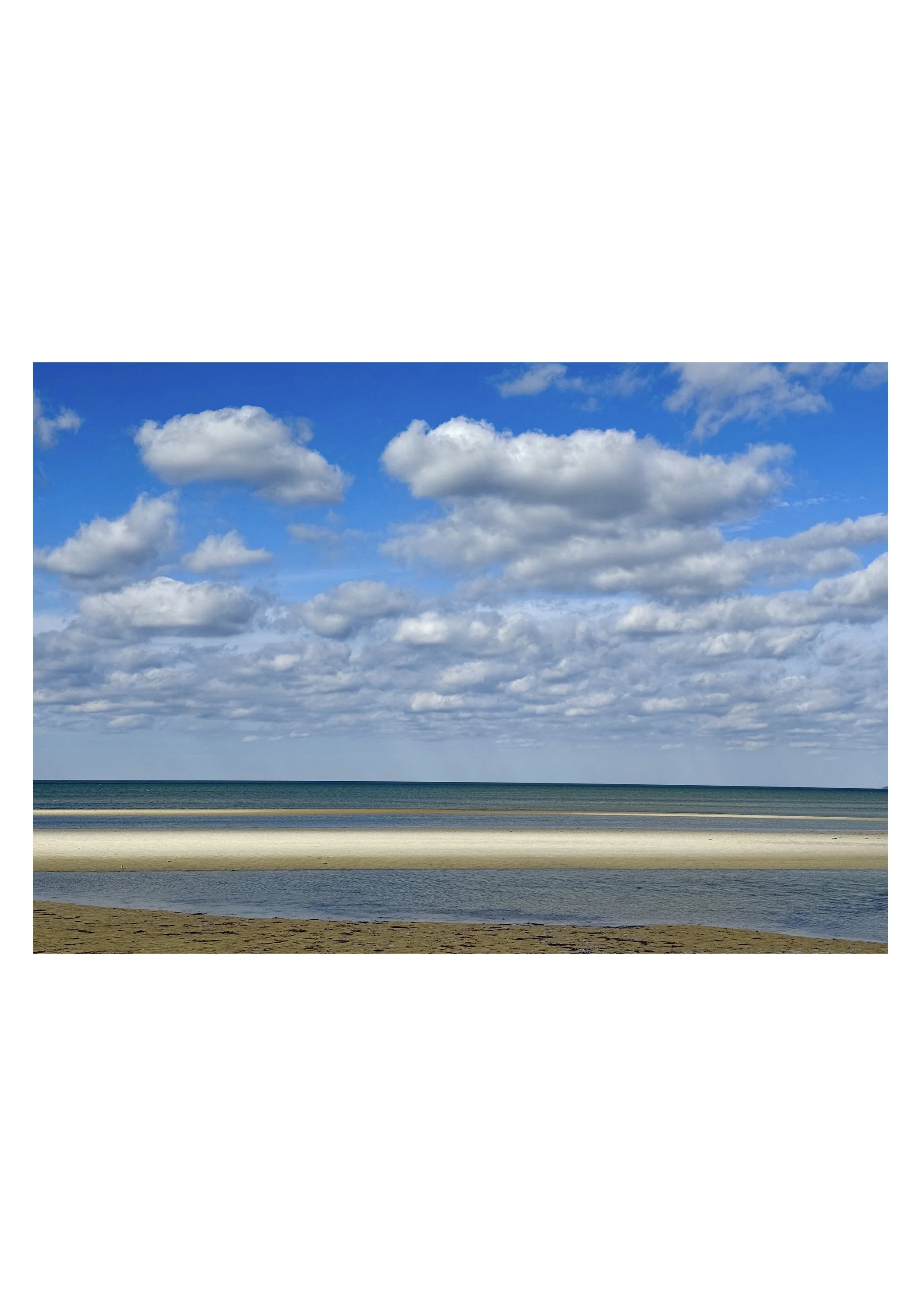 Where Sky Meets Sand by Julia Cumes - Cape Cod, Massachusetts