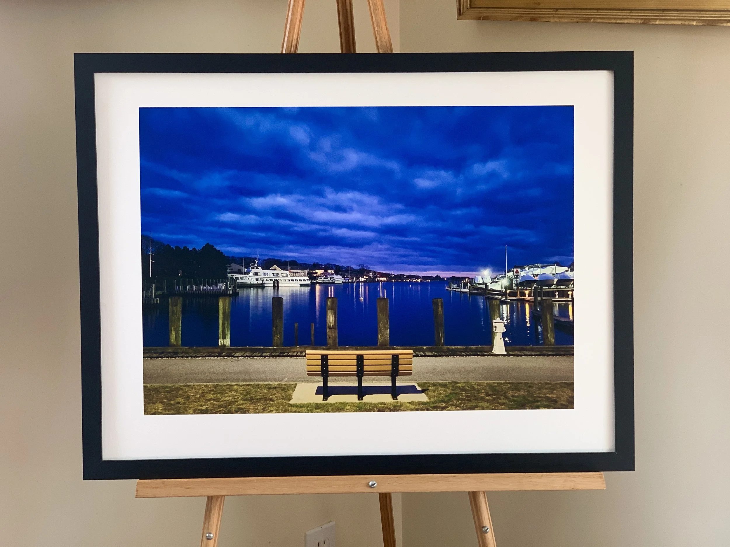Island Queen - Archival Photograph Print on rag paper in a black wood frame
