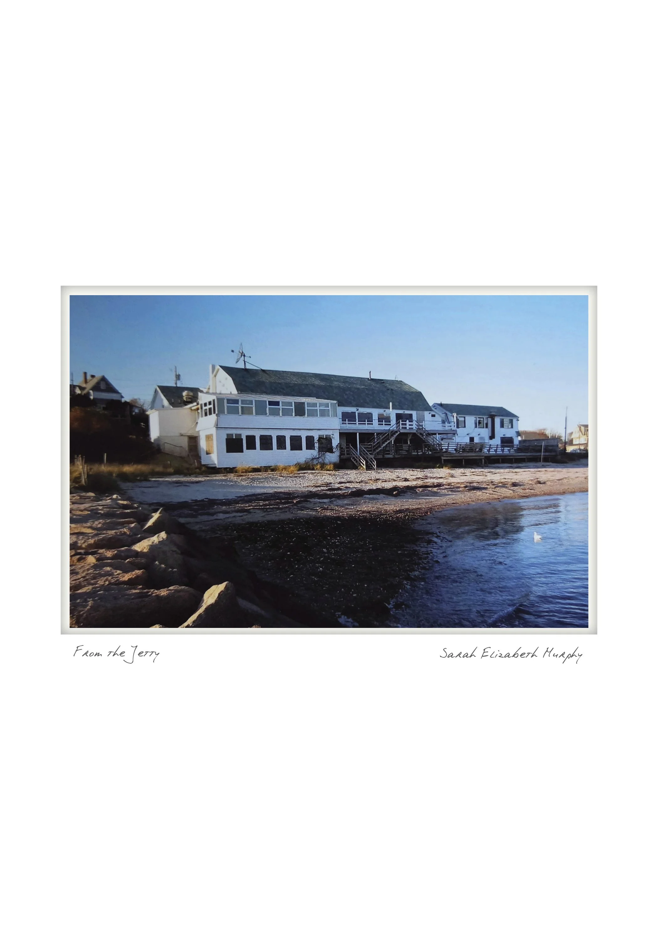From the Jetty by Sarah E. Murphy - the Heights, Falmouth, Massachusetts