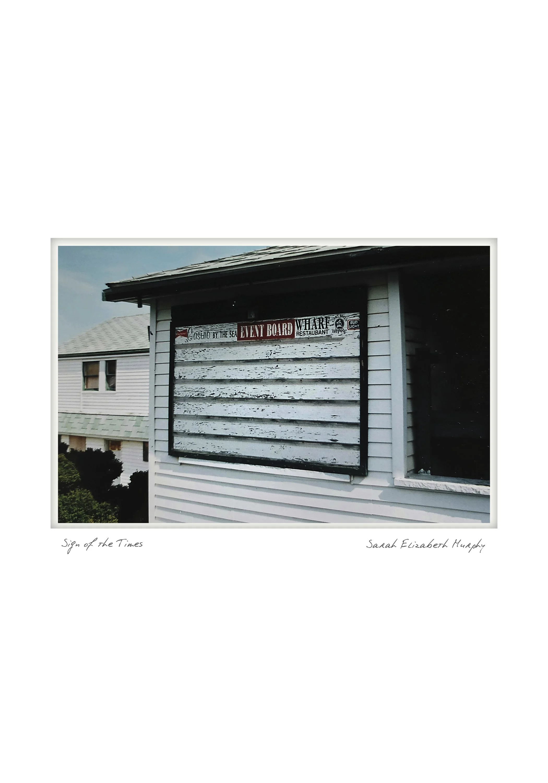 Sign of the Times by Sarah E. Murphy - the Heights, Falmouth, Massachusetts