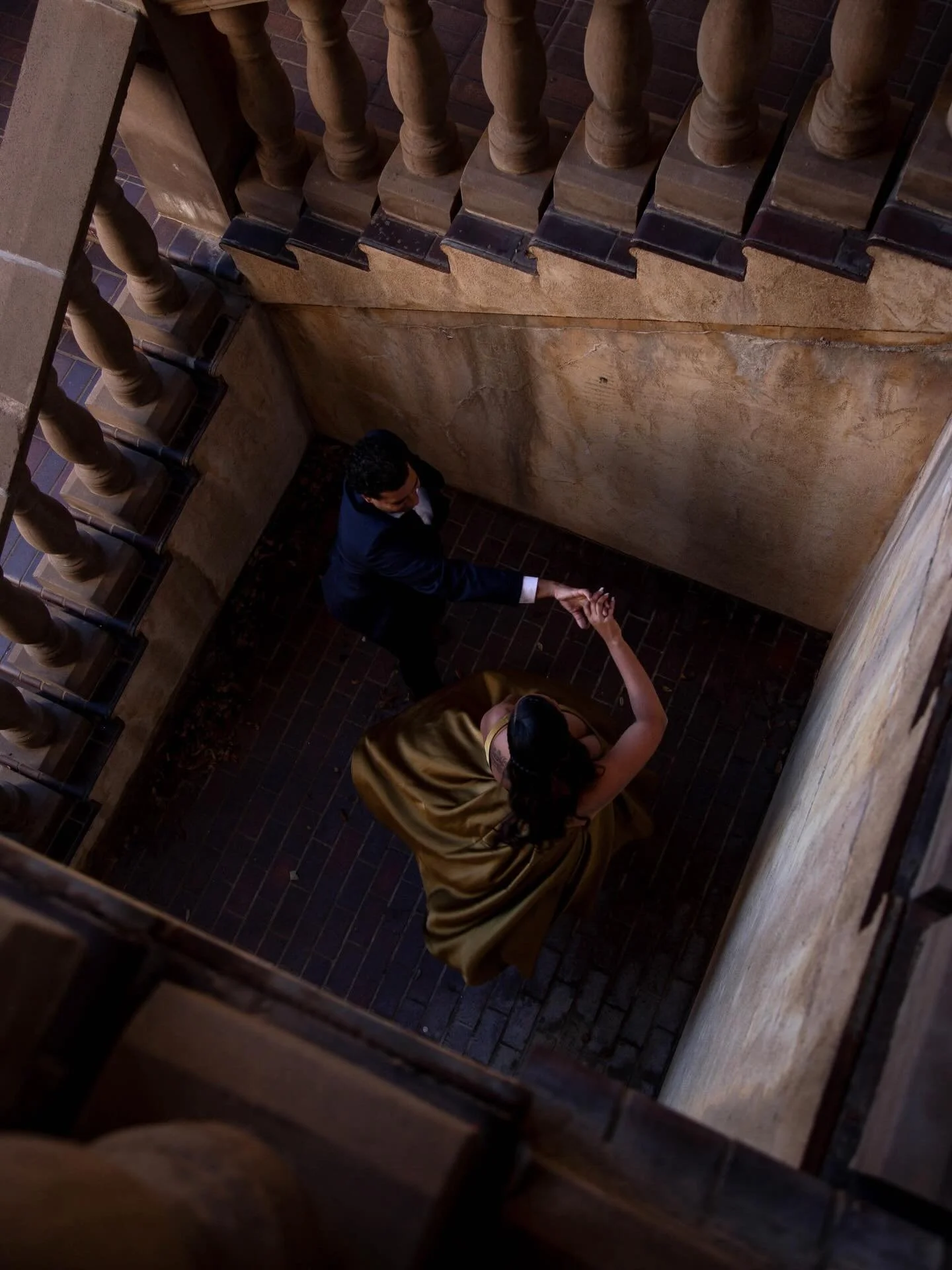 melanie &amp; anston engagement photos ✨ 
all the way from austin just for this location 🌙