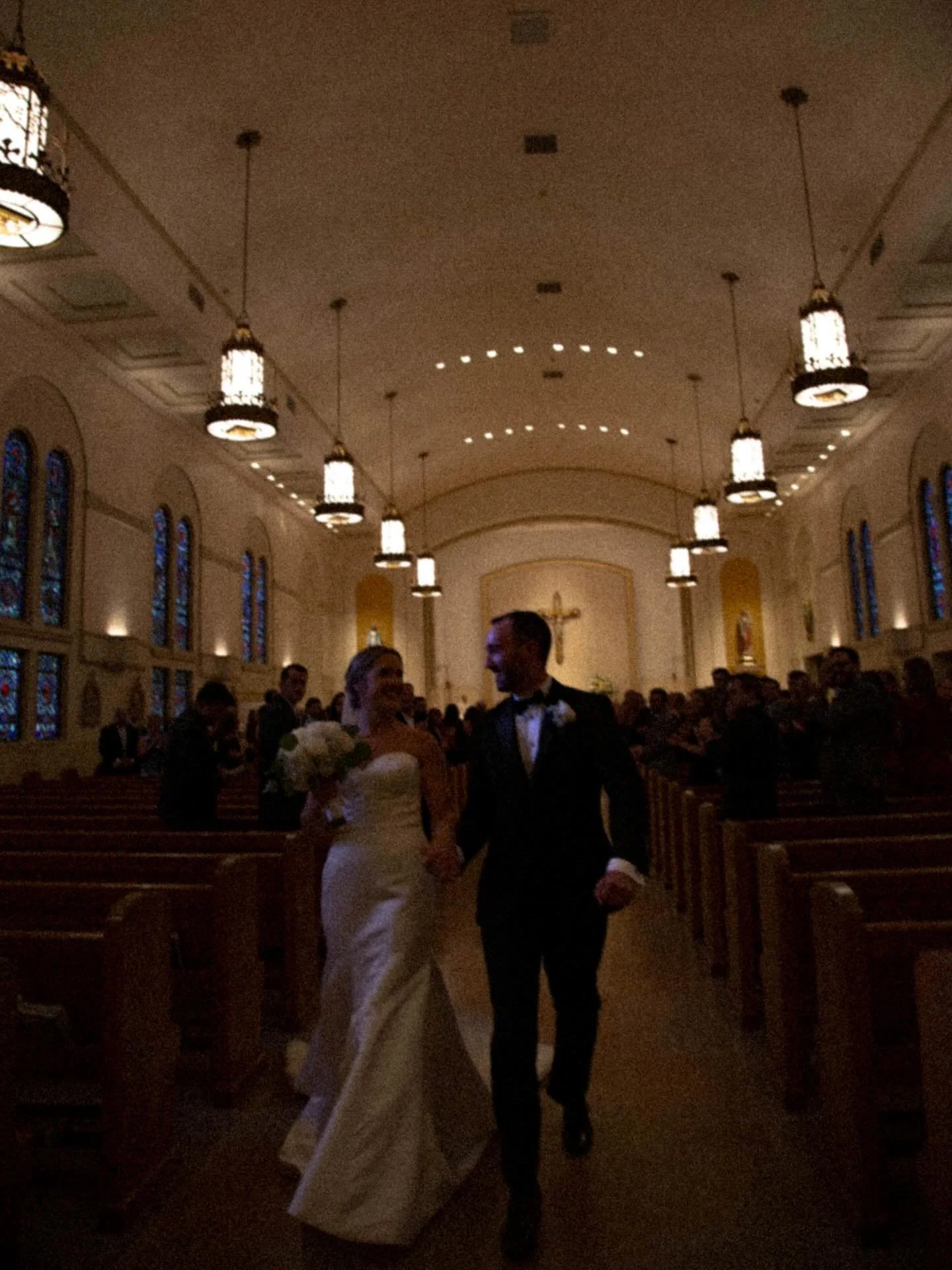 some of my fav church aisle shots but make it film 🖤