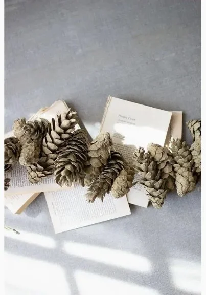 Sage Pinecone Garland