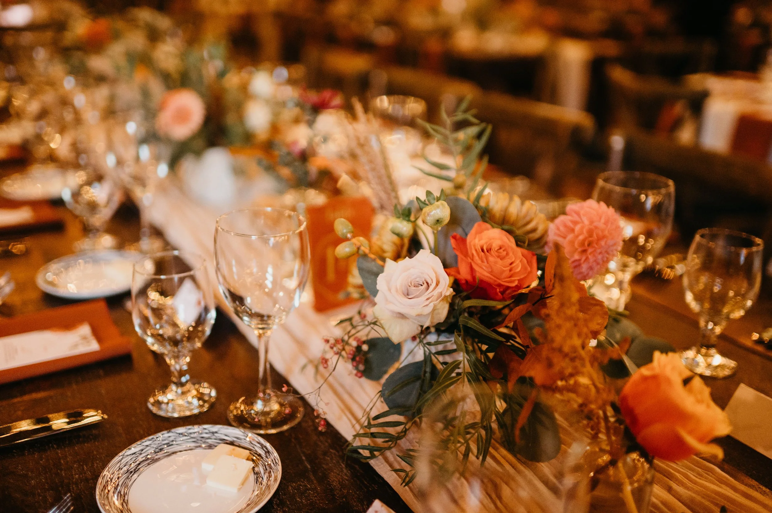 Low and Lush Centerpiece- Neutral Boho