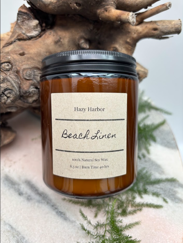 Beach Linen- Soy Wax Candle