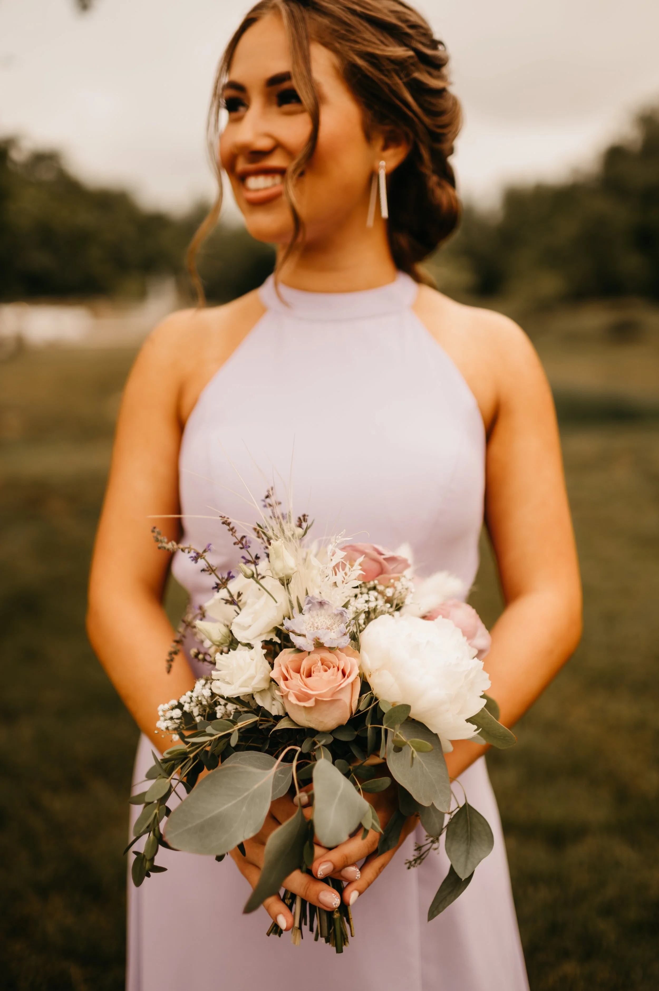 Bridesmaid Bouquet- Lavender Haze