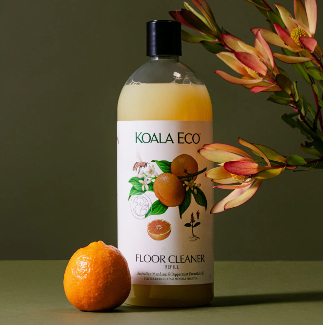 Mandarin & Peppermint Essential Oil  Floor Cleaner - Refill