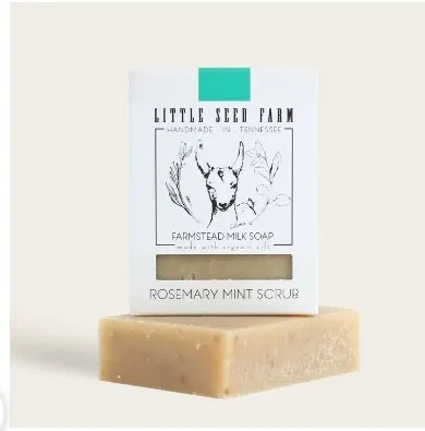Rosemary Mint Bar Soap - Exfoliating & Energizing