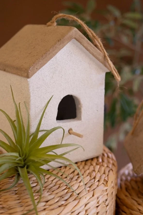 Cement Birdhouse