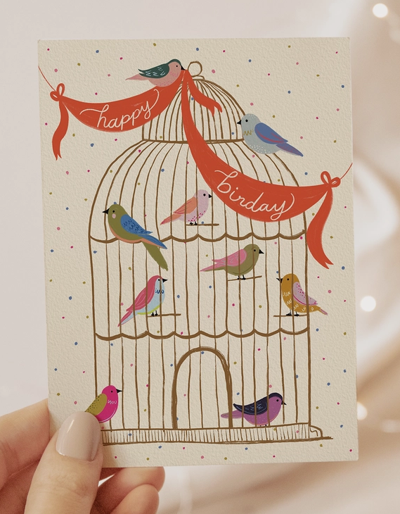 Happy Birday Greeting Card