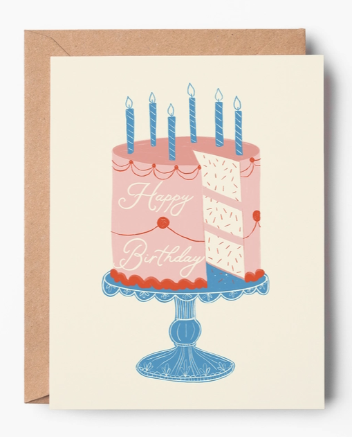 Birthday Cake Greeting Card
