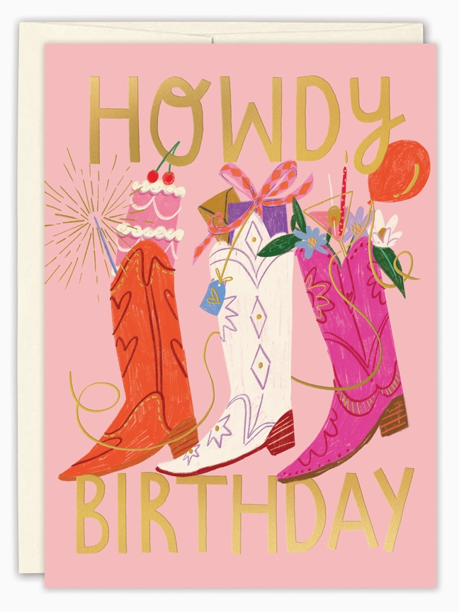 Howdy Birthday Greeting Card