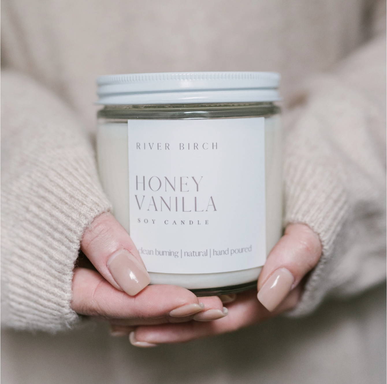 Honey Vanilla Soy Candle 16oz