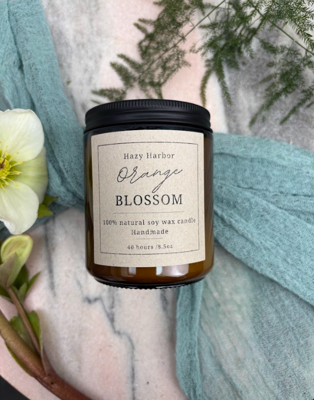 Orange Blossom- Soy Wax Candle