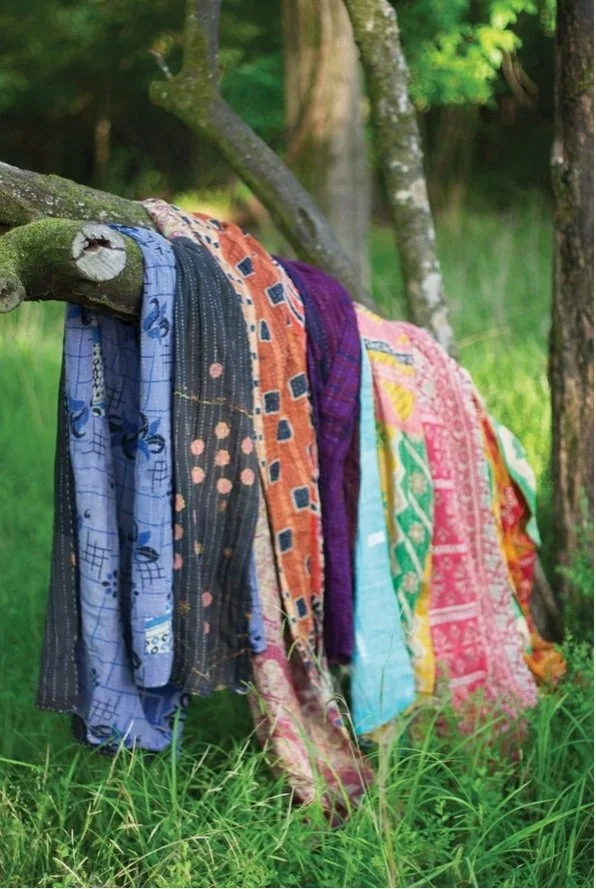 Recycled Kantha Throws