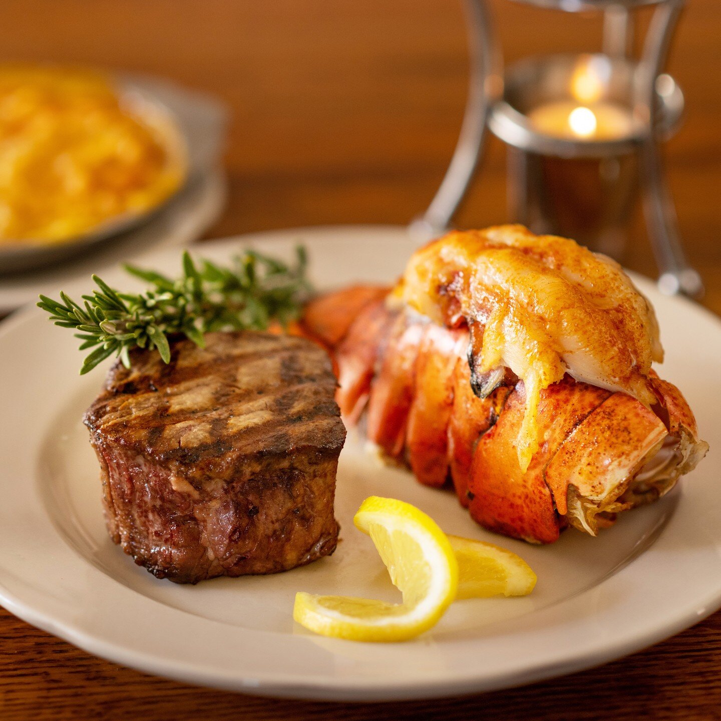 There is still time to celebrate at the Hubbell House with your Valentine! We have Steak &amp; Lobster on special each night through Sunday!

7oz Filet Mignon paired with a 6oz cold water lobster tail. Served with choice of salad, soup, herring, or c