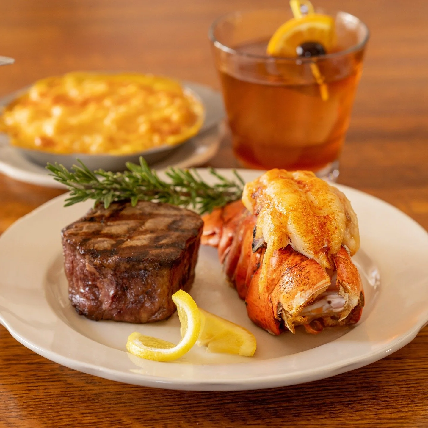 ✨Steak &amp; Lobster Season Specials!✨

▪️Steak &amp; Lobster - $60
7oz choice tenderloin steak with a 6oz canadian cold water lobster tail. Served with choice of au gratin, western, French fries, or baked potato. Choice of salad, soup, herring, or c