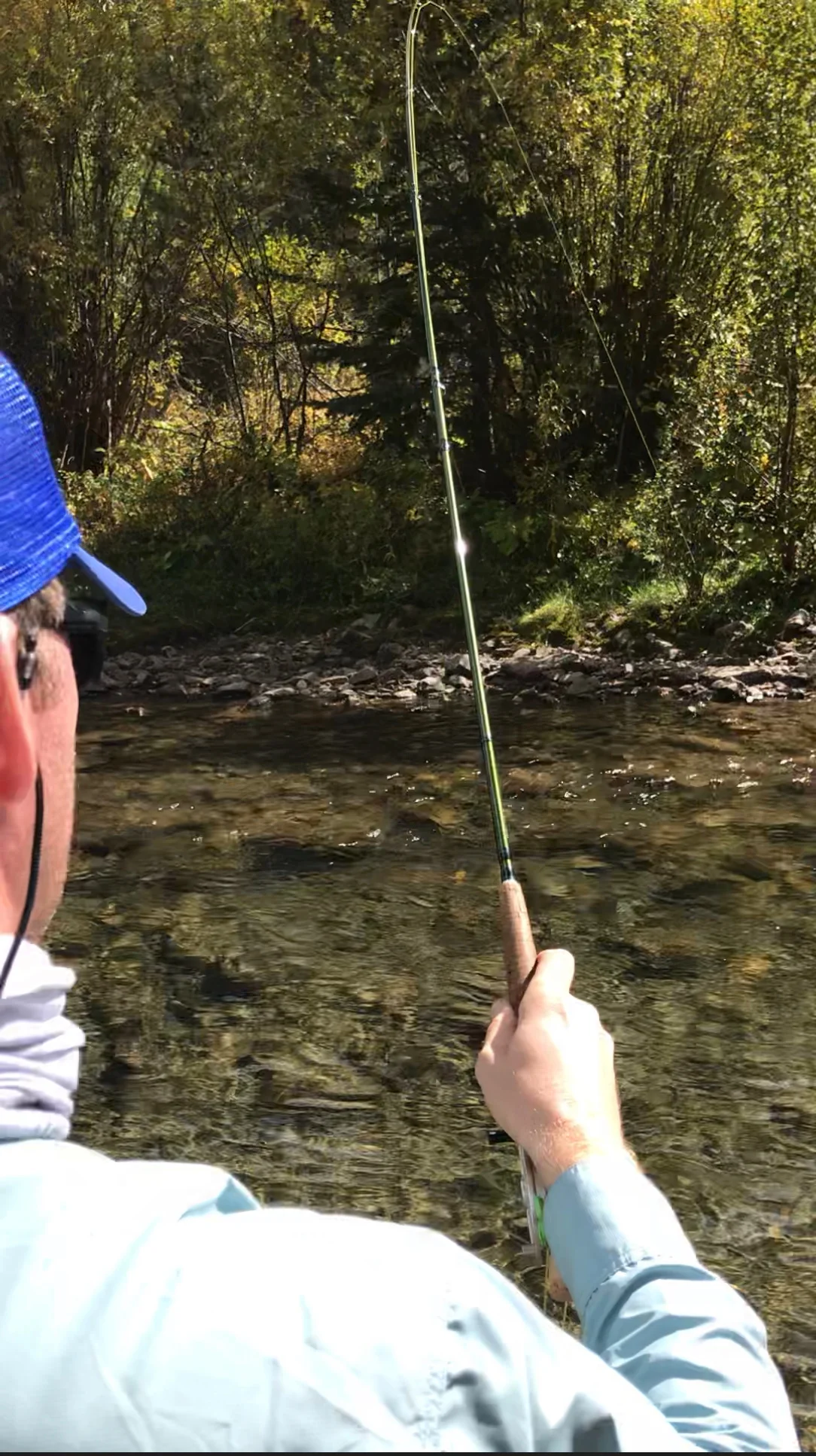 Rod Angle While Fighting Fish