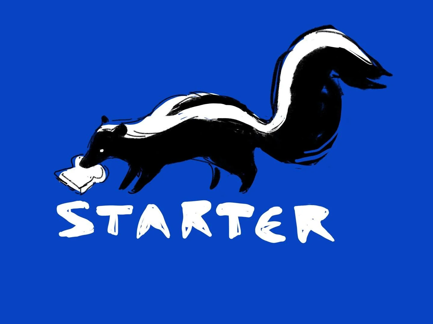 For us bakers the misunderstood skunk has become a comrade of the sweet early morning. A sign of a good bake to come if spotted en route to the bakery. We aren&rsquo;t all about that merch, but our own cool-weather ware is disintegrating so a fresh u
