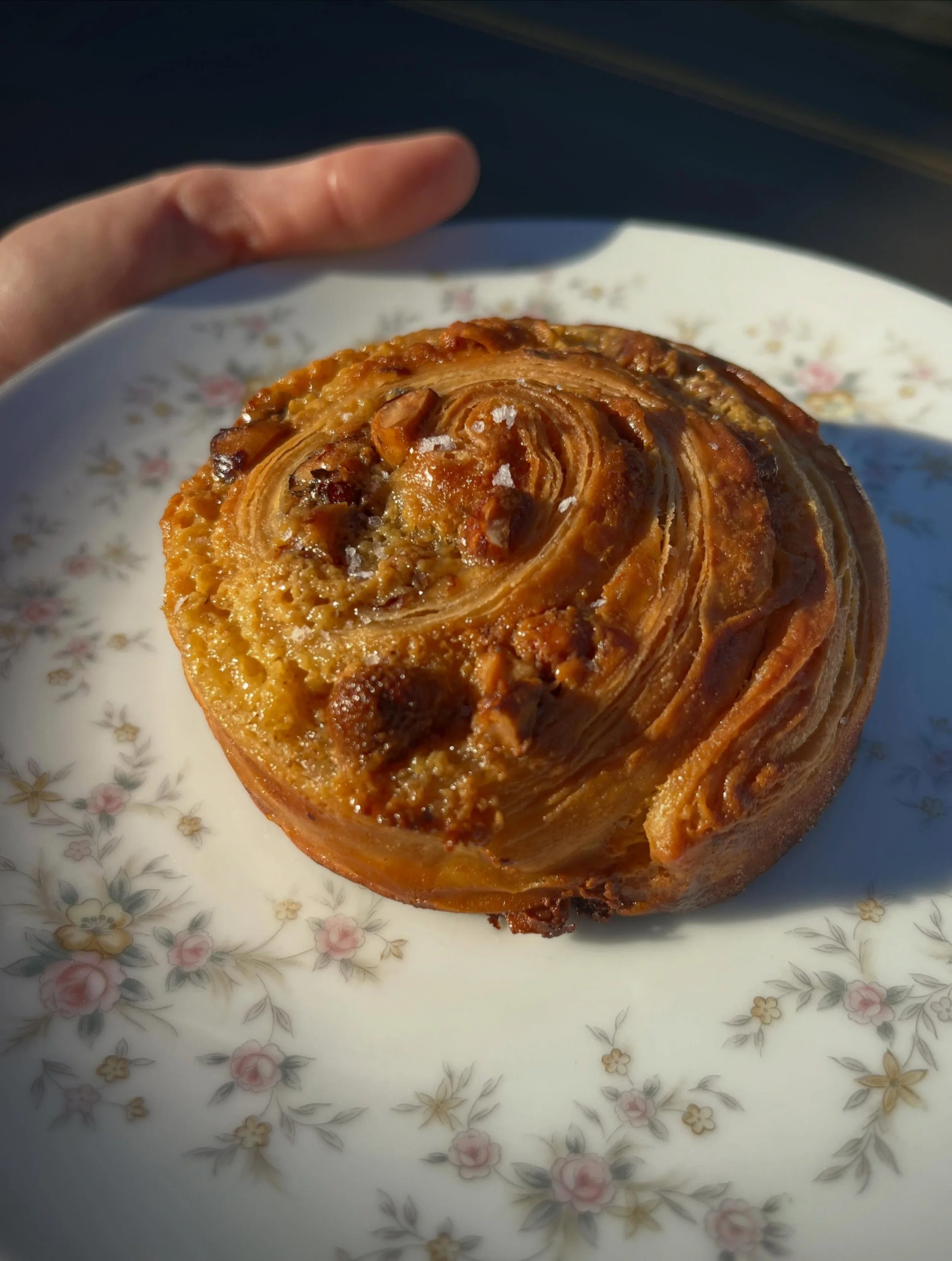 Oregon Hazelnut &amp; Honey Snails today amidst the bread. 10a - 2pm We hope to see You!!