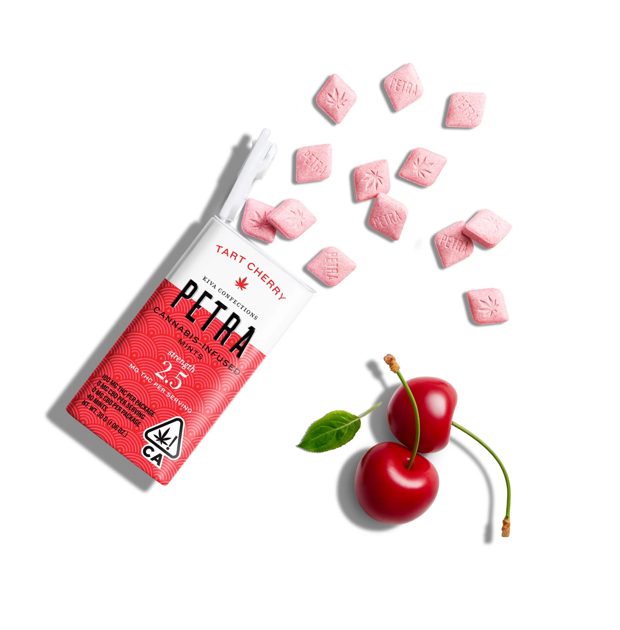 2.5mg Tart Cherry Petra Mints