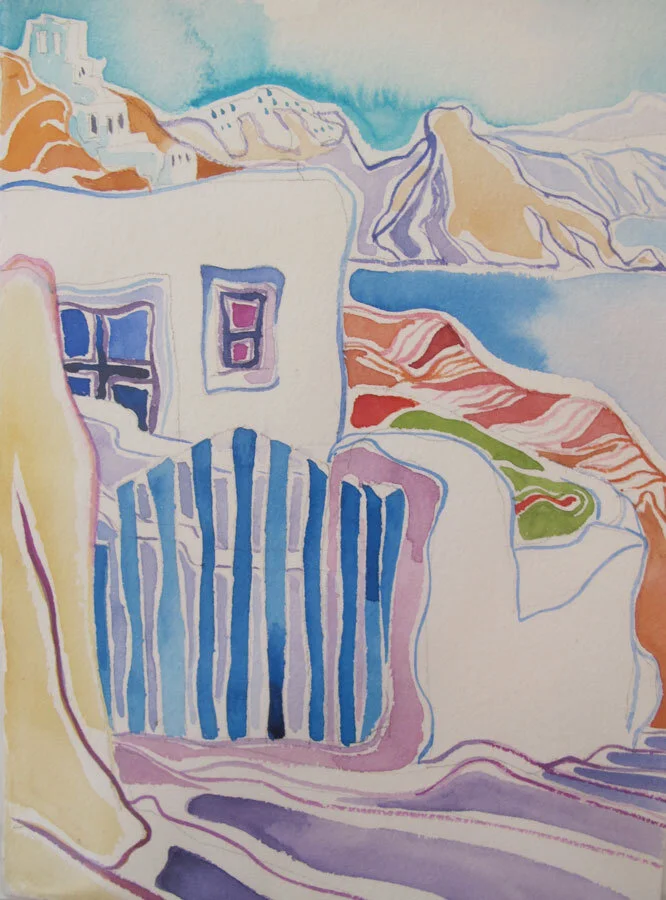 Santorini Series, Blue Gate, 2002