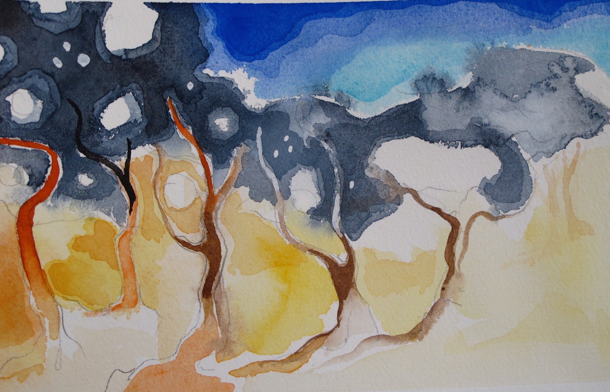 <i>Dreamscapes, View of Seine Trees, <i/>2010