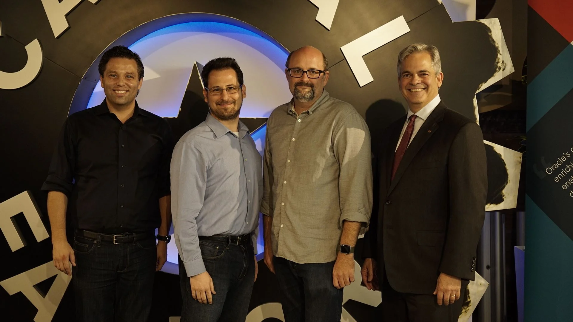 ResilientGrid’s leadership team with Austin Mayor Steve Adler