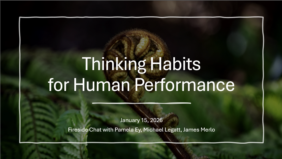 Thinking Habits for Human Performance 
