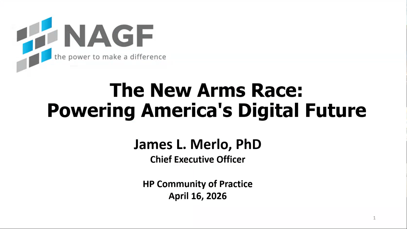 The New Arms Race: Powering America's Digital Future