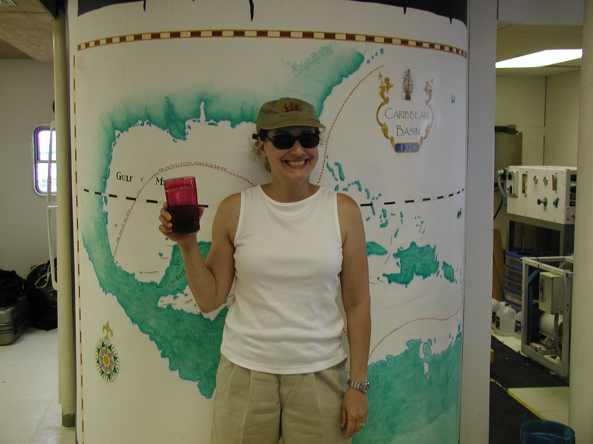 Jill Moed 6-15-01 at map.jpg