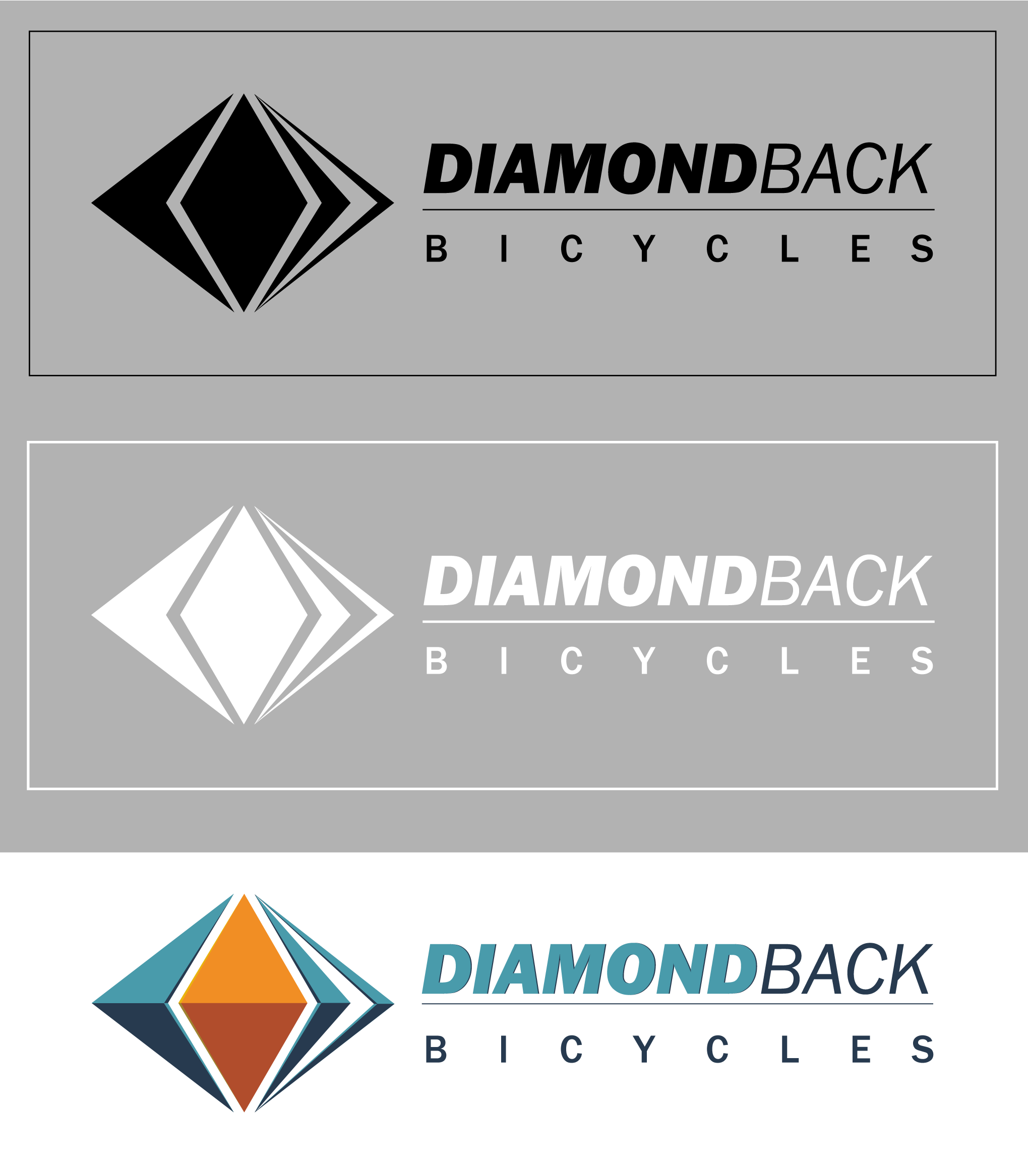 Diamondback Bicycles Logo Horizontal Variation