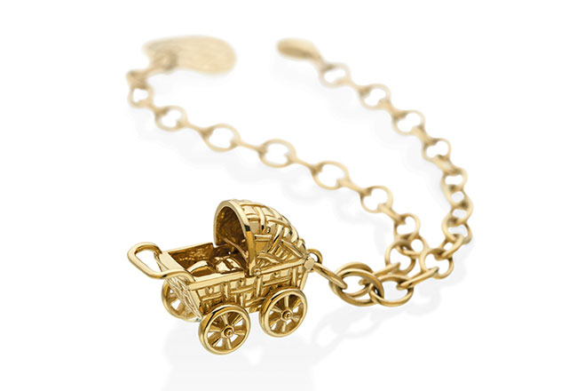  Baby Carriage Charm 