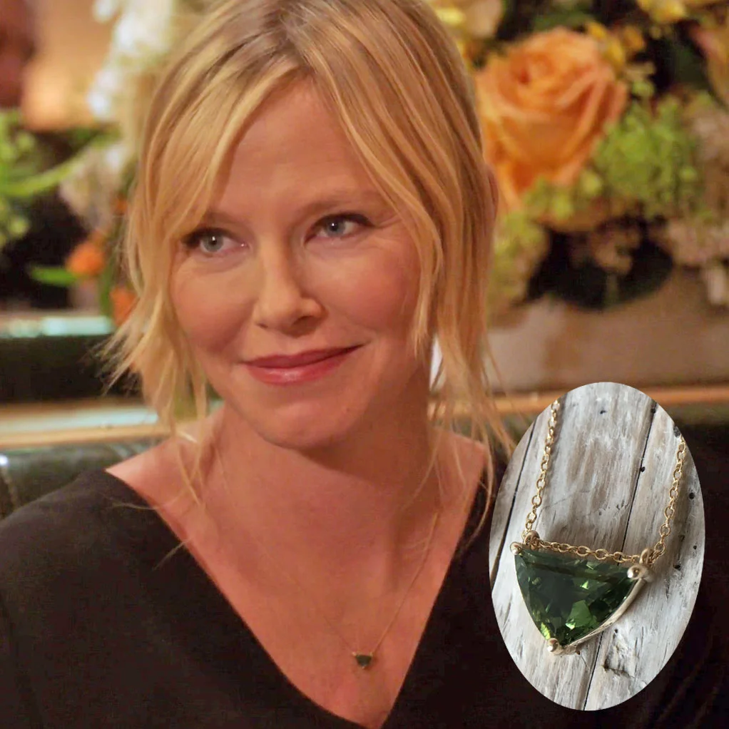Tourmaline Sliding Solitaire for Detective Rollins (Kelli Giddish)