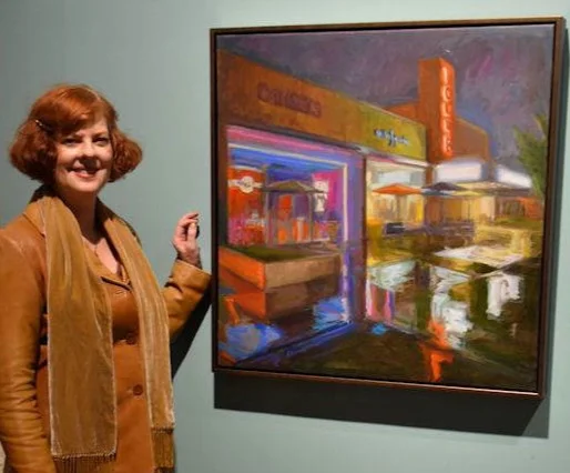 Karen Horne with Reflections on 9th and 9th.jpg