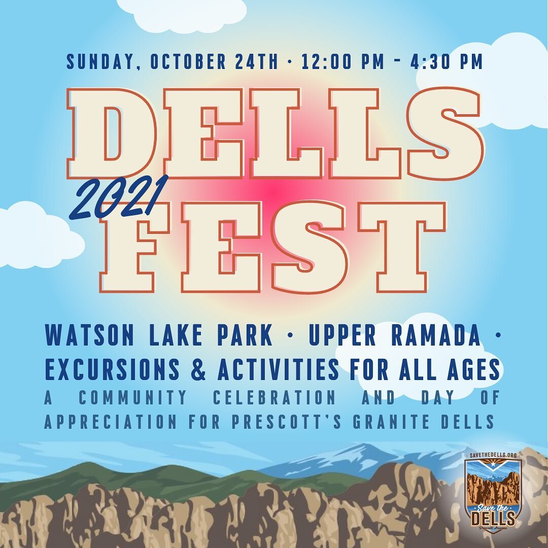 Join us next Sunday from 12-4:30pm at the Watson Lake Upper Ramada at Save the Dells&rsquo; 2021 Dells Fest event!

We will be at the open house from 1-3pm with GDPF swag, a Dells art raffle, and more information on the next steps to protecting the D