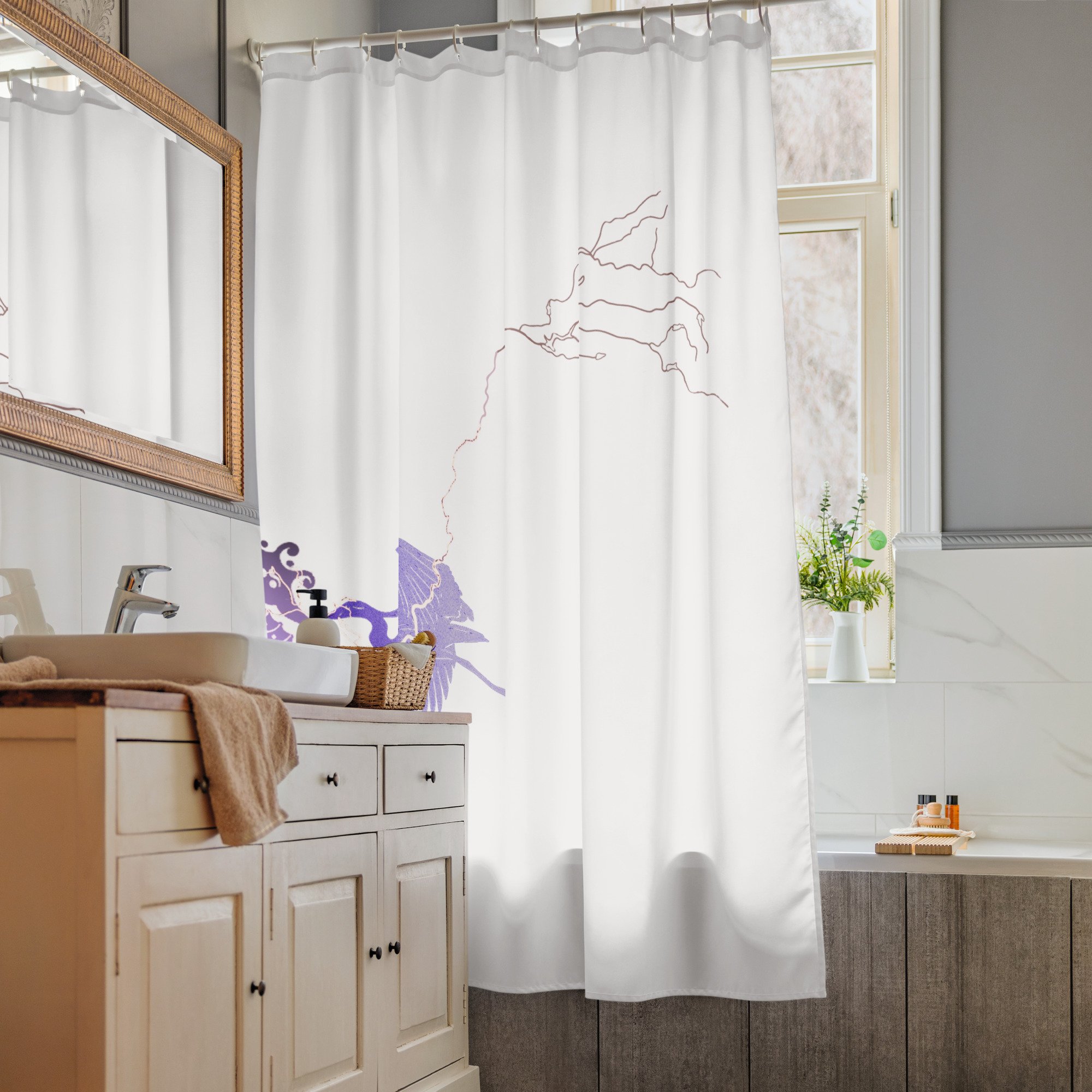 Tuolumne Shower Curtain