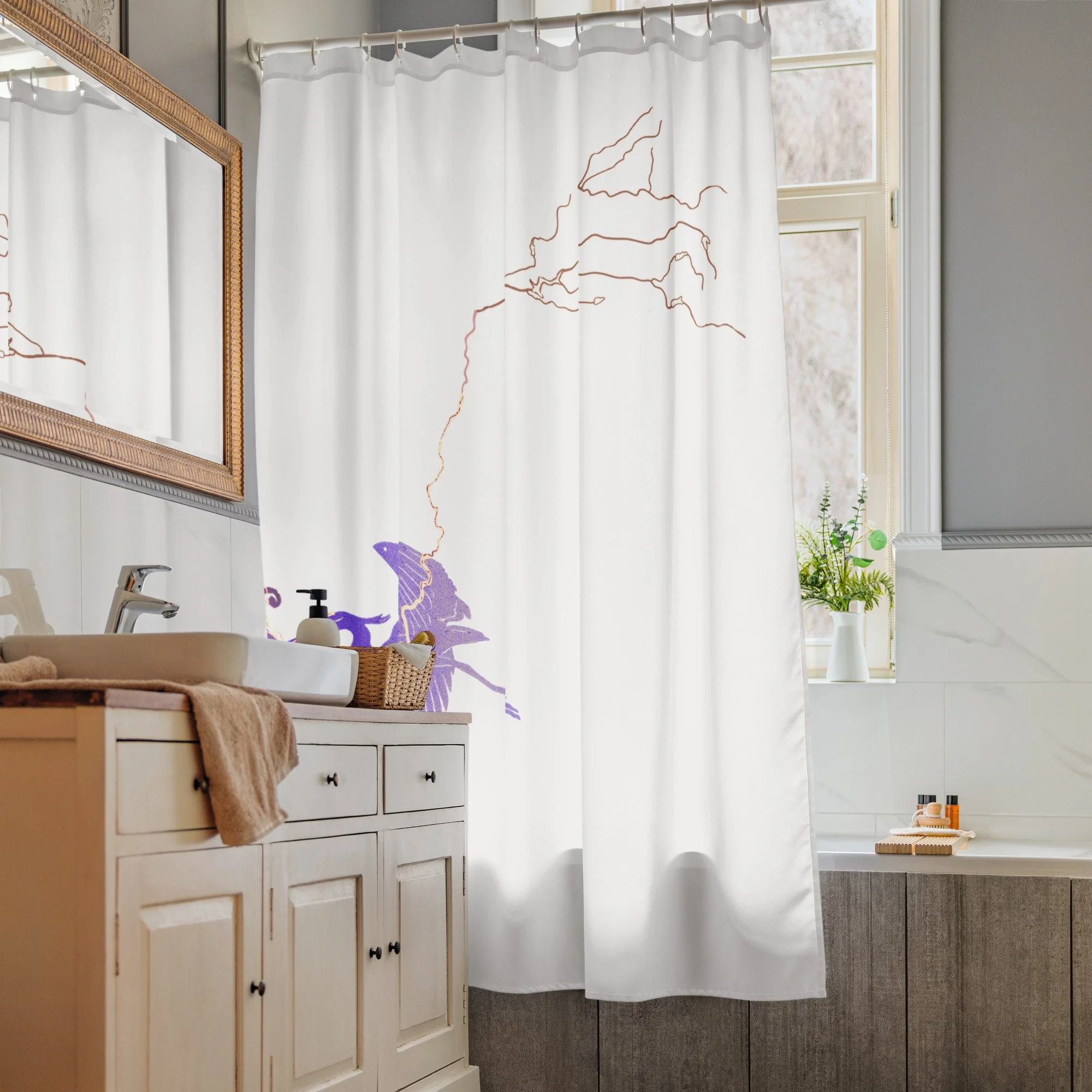 Tuolumne Shower Curtain